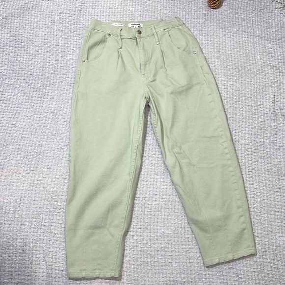 VIGOSS Axl Balloon Pants Jeans Mint Green Size 28 - Picture 1 of 11